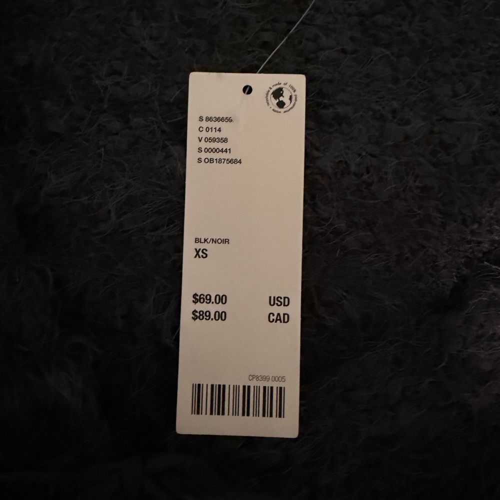 Urban Outfitters Fuzzy Tie-Front Cardigan – XS - Picture 4 of 6